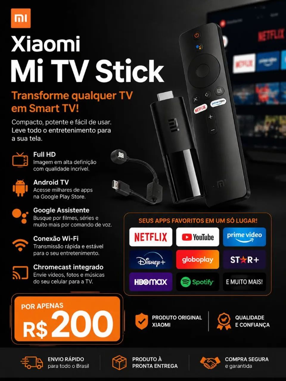 Xiaomi Mi TV Stick <br>100,00