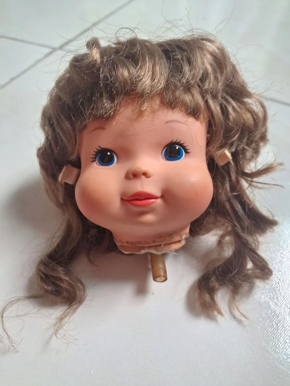 Cabeça da boneca Mechinha de 1980