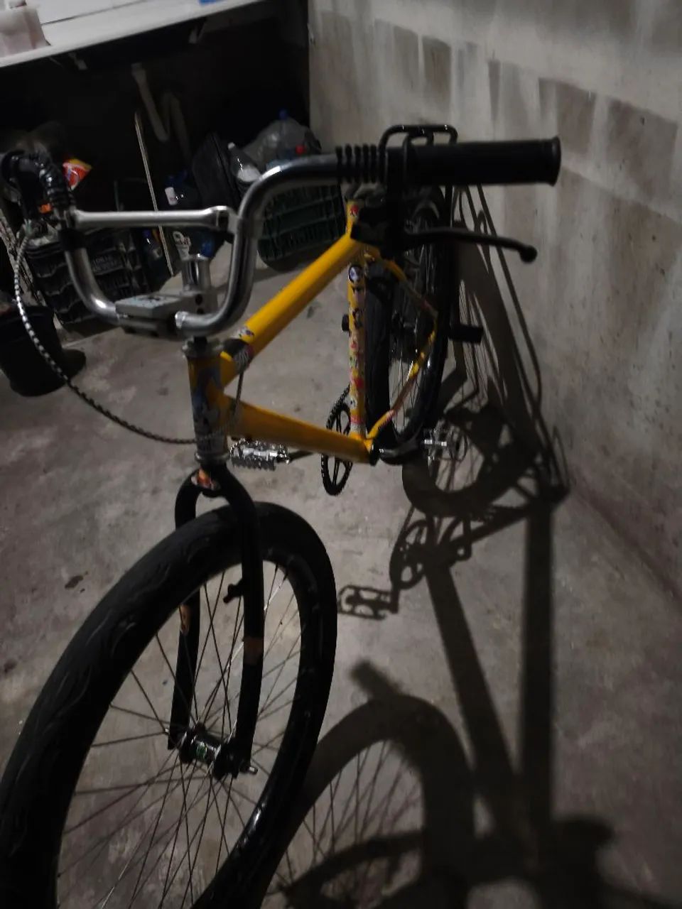 Bicicleta montadinha amarela  - Foto 3