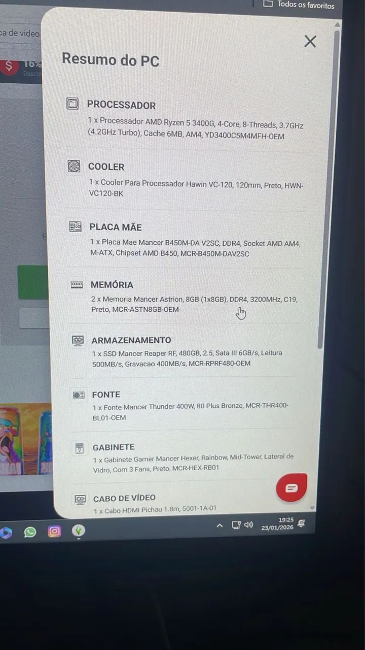 PC GAMER RYZEN 5 COMPLETO - Foto 4