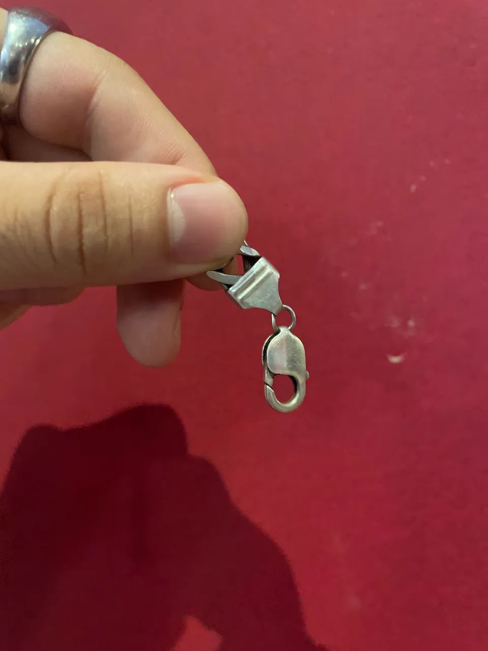 pulseira prata elo triplo 32gm - Foto 3
