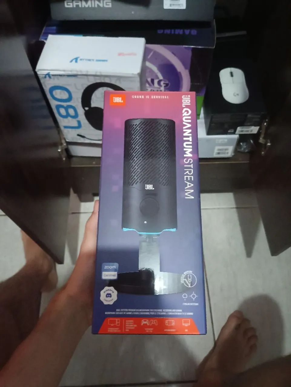 Microfone de mesa JBL Quantum Stream - Foto 3