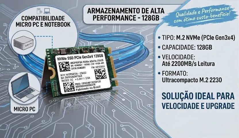 M.2 NVMe 128GB