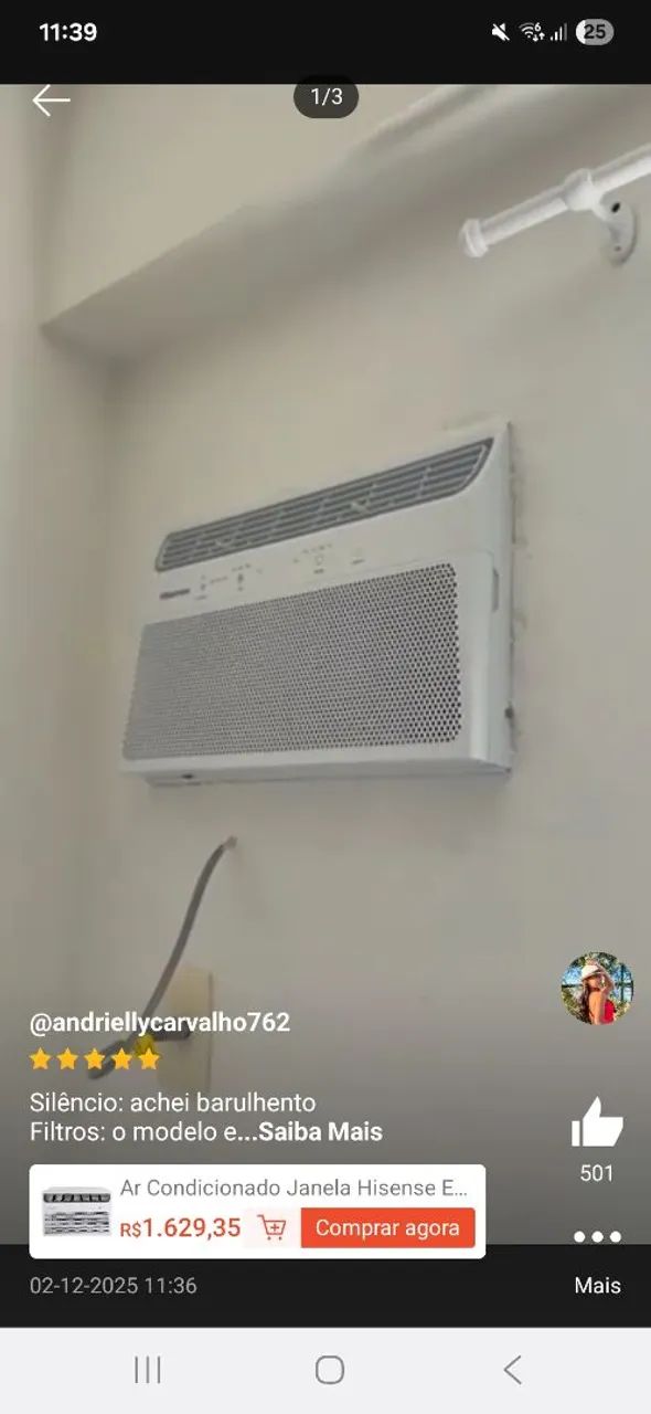 AR CONDICIONADO 9000BTUS - Foto 4