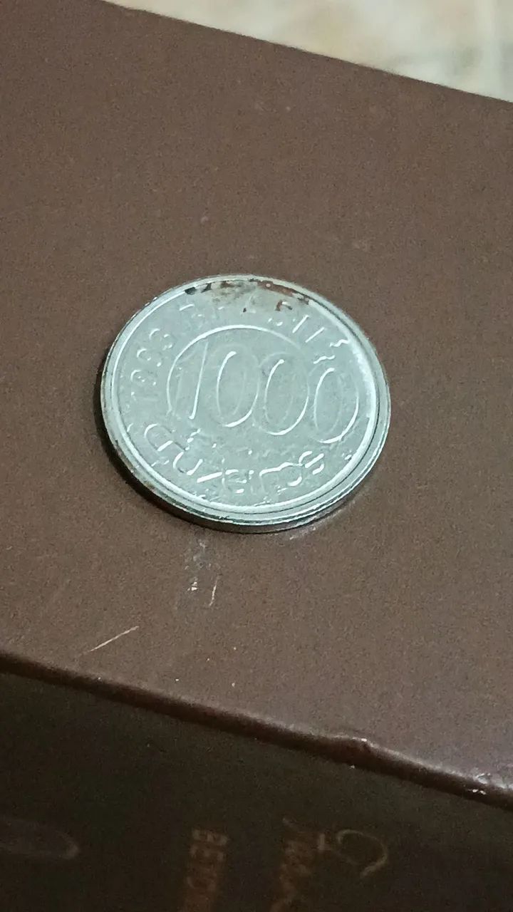 1000 Cruzeiros Coin, 1993