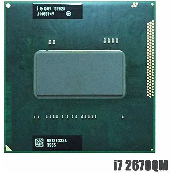 Intel Core i7-2670QM SR02N 4C 2.2GHz 6MB 45W Socket G2
