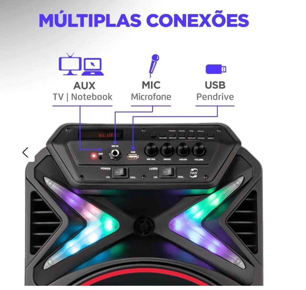 Vendo Caixade Som Mundial Nova
