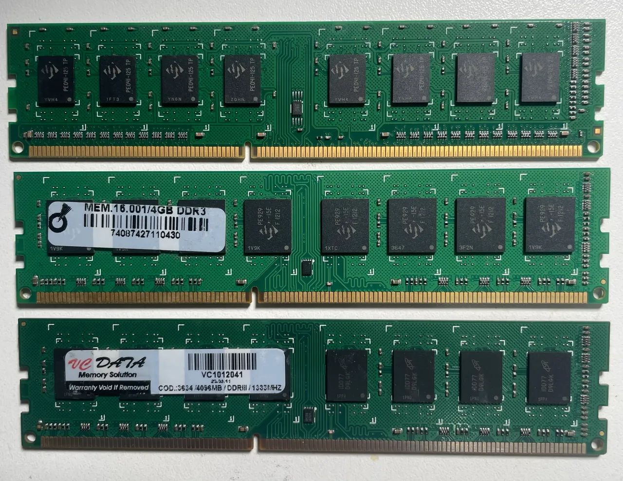 Memória DDR3 4gb