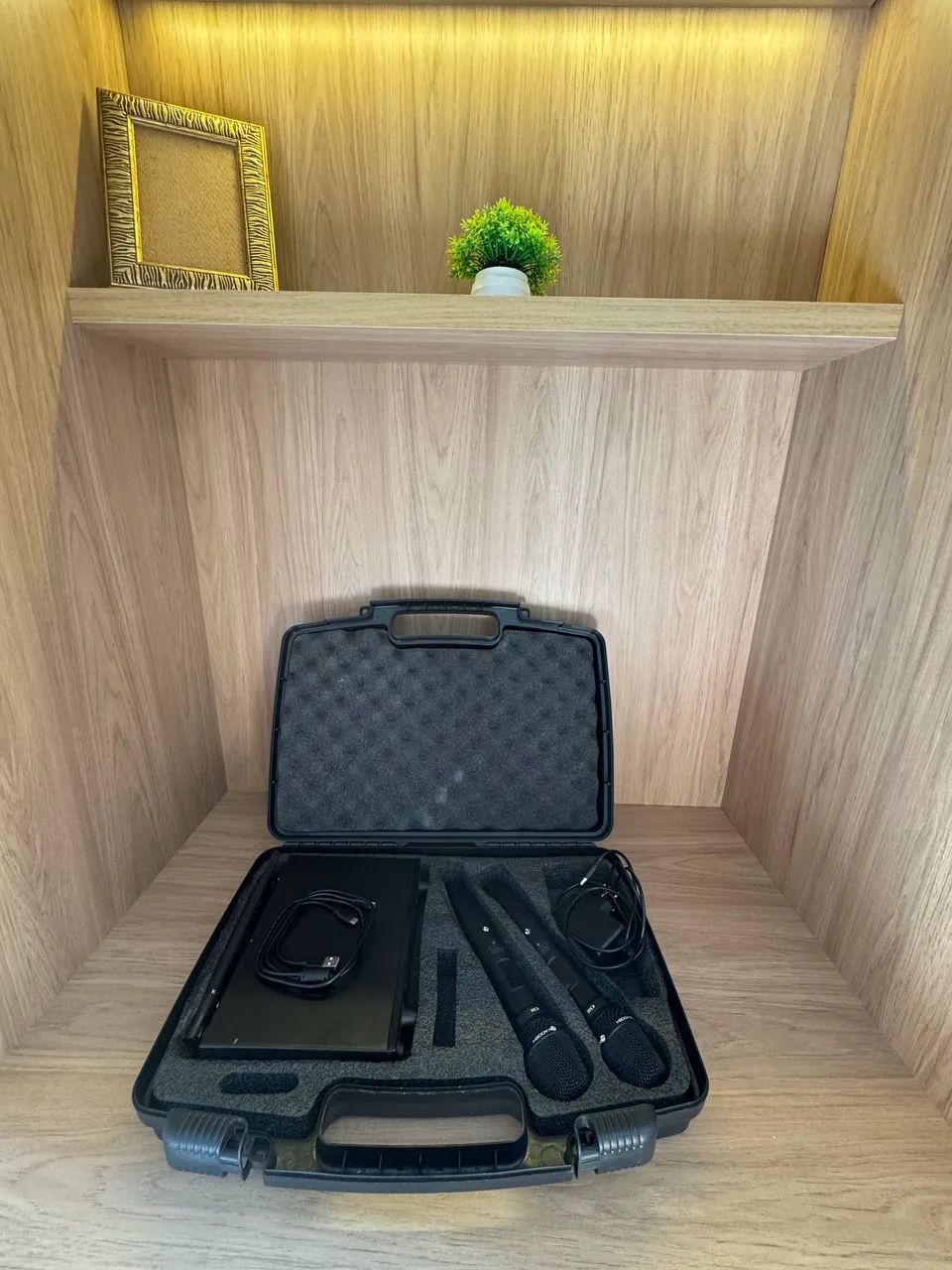 Microfone Sem Fio Duplo Kadosh K-502M - Excelente Estado