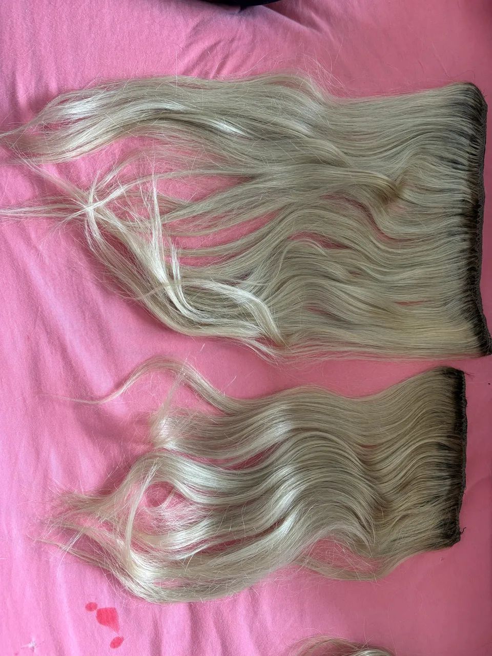 Cabelo loiro mega humano 