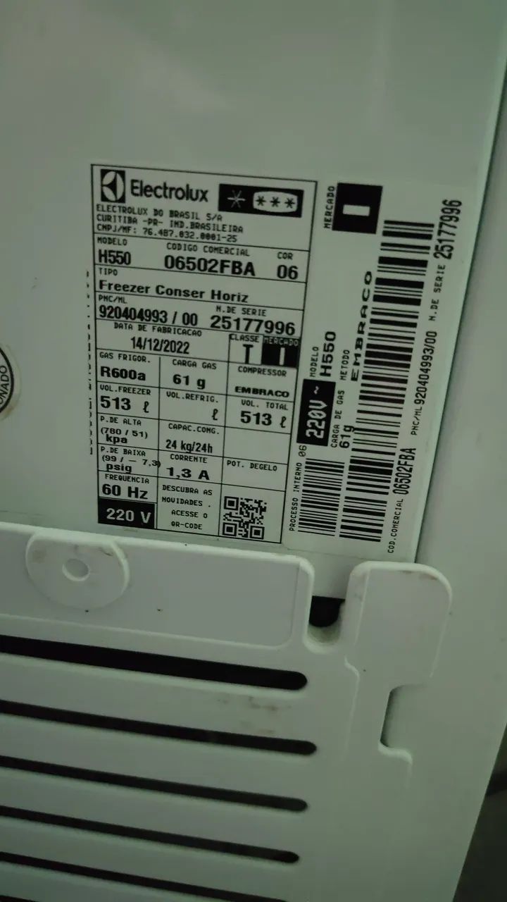 Freezer horizontal Eletrolux  - Foto 3
