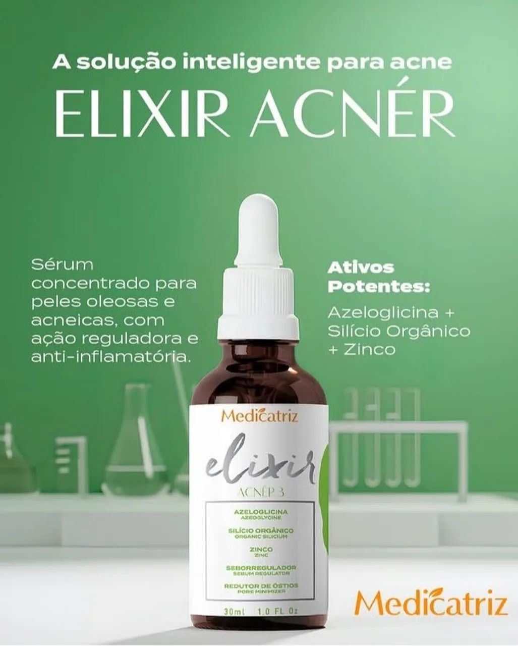 SERÚM ELIXIR ACNE MEDICATRIZ