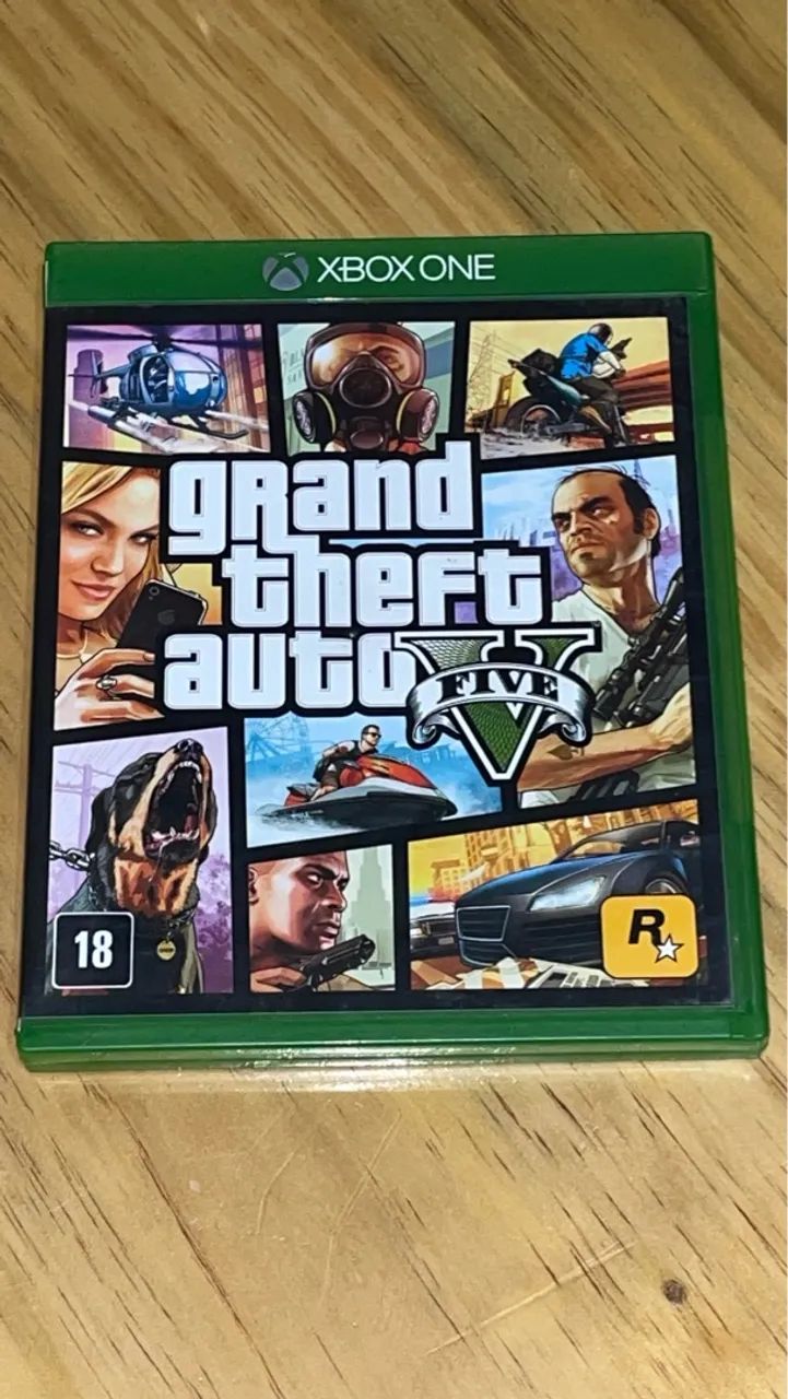 GTA 5 xbox one usado muito pouco