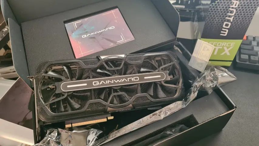 RTX 3070 Gainward Phantom  com caixa completa - Foto 3