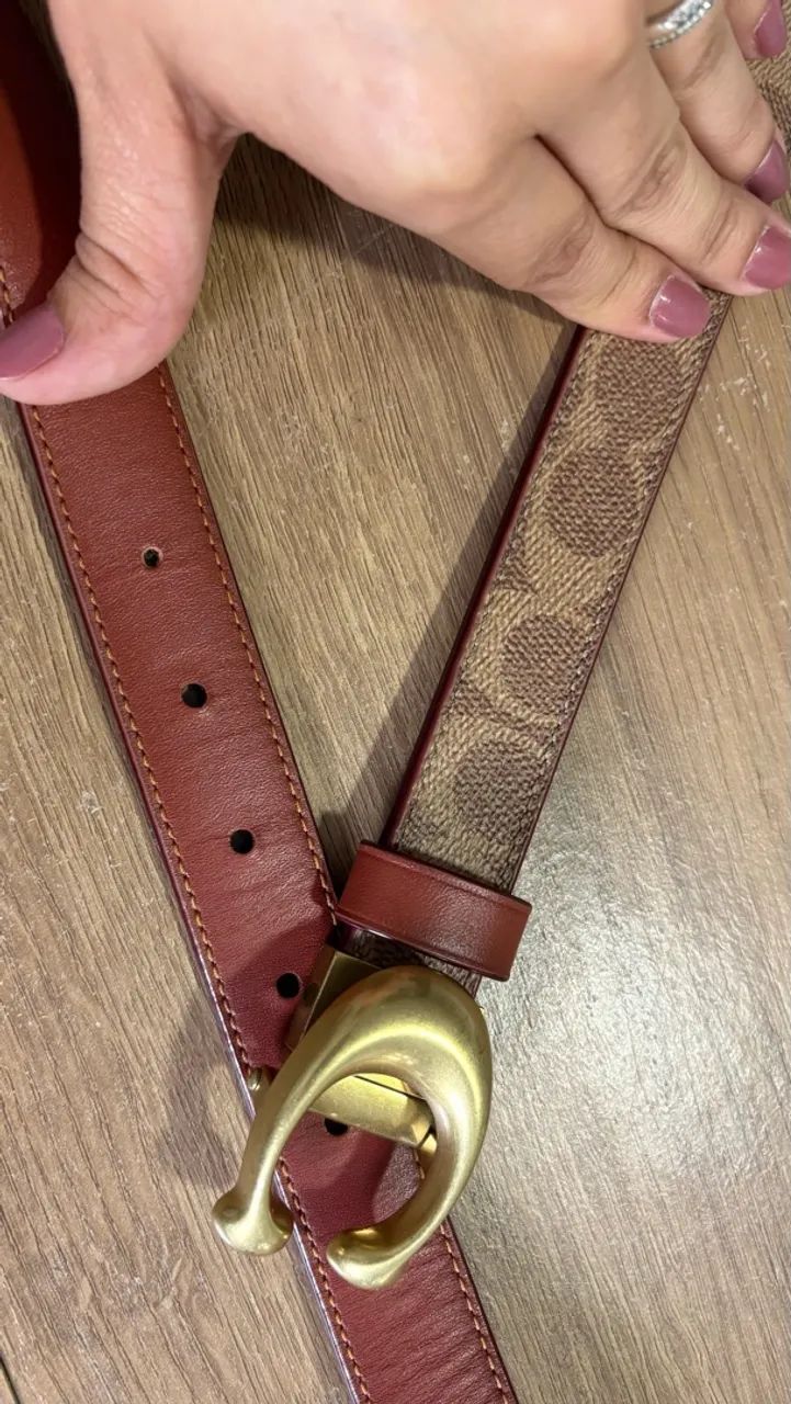 Cinto Coach original duplo - Foto 5