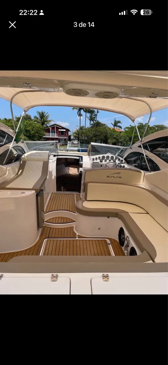 Lancha 32 pés sun line star 2015 - Foto 8