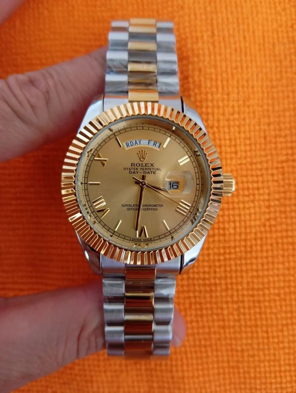 Relógio rolex presidente, primeira linha, 100% funcional  - Foto 4