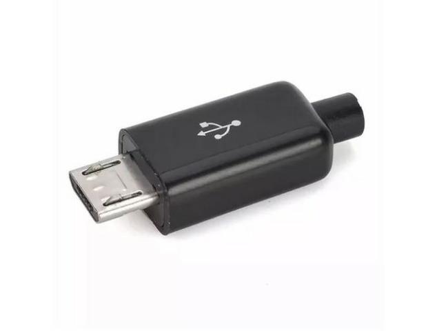 COD-CP34 KIT 3 Unidades Conector Plug Micro Usb V8 Macho De 5 Pinos Arduino Aut - Foto 3