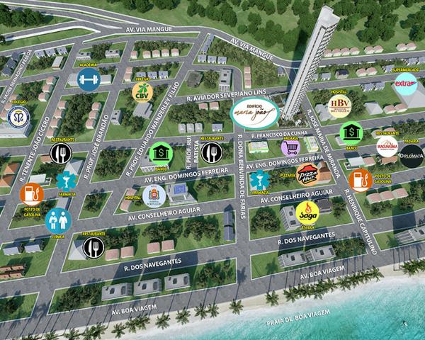 BF- Em construção em uns dos melhores trechos de Boa Viagem, 03 quartos e 02 vagas - Foto 2