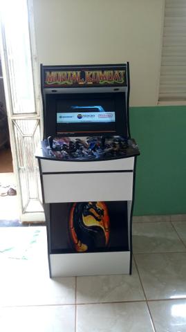 Bartop tela de 19 polegadas com 7 mil jogos sistema linux batocera - Foto 2