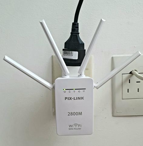 Repetidor Wi-Fi Roteador Wireless 2800mts 4 Antenas Forte 1200 Mb