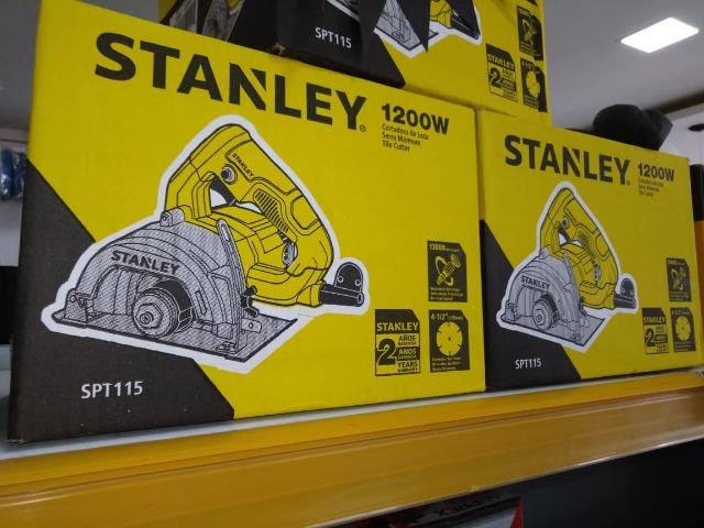 Black Friday de R$ 289,90 por R$ 230,00 - Serra Marmore 115mm 1200W 220V Stanley - Foto 5