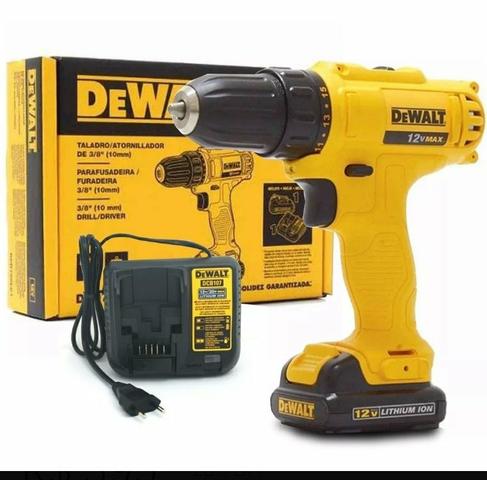 Parafusadeira e furadeira 12v dewalt