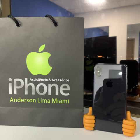 IPhone X 255GB seminovo, somos loja, aceito seu iPhone usado como parte do pagamento