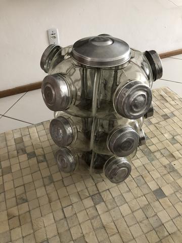 Baleiro antigo de vidro - Foto 2