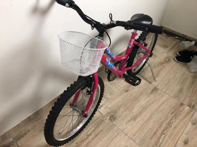 Bicicleta feminina New Lady Rosa Com Cestinha - Foto 5
