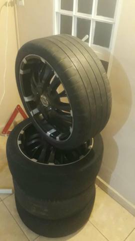 Rodas de 18 vendo ou troco só mim ligar n tenho zap * - Foto 4