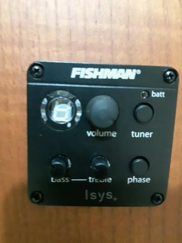 Violão Hofma Folk Elétrico Hmp350 (com Case) E Cubo Peavey - Foto 3