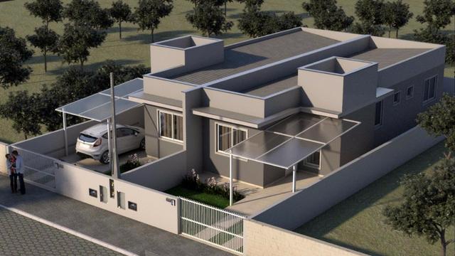 Casas Geminadas com 02 dormitórios, Sendo 01 Suite, financiável!!! Morretes Itapema