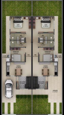 Casas Geminadas com 02 dormitórios, Sendo 01 Suite, financiável!!! Morretes Itapema - Foto 4