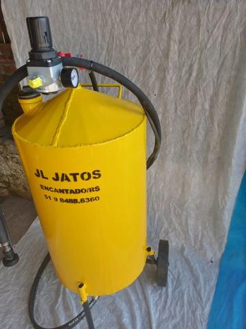 Máquina De Jato Areia Seco Úmido 280 Kg Alta Pressão 230psi - Foto 2