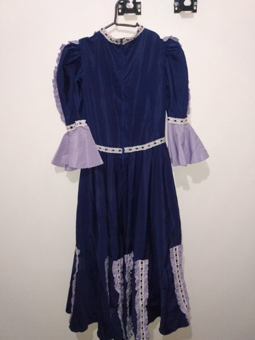 Vestido de prenda roxo - Foto 3