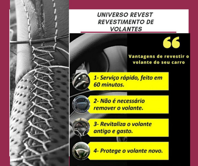 Revestimento de volantes