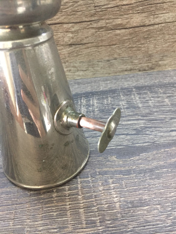 Antigo maçarico em bronze e latão - Foto 3