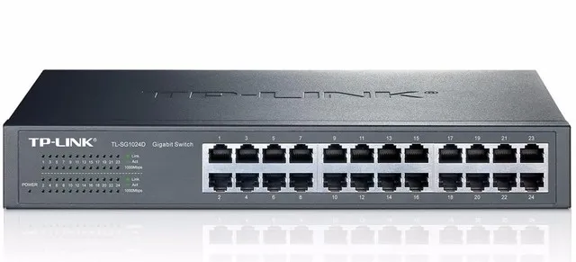 Switch giga Tp-link Tl-sg1024d 24-port 10/100/1000mbps top d+
