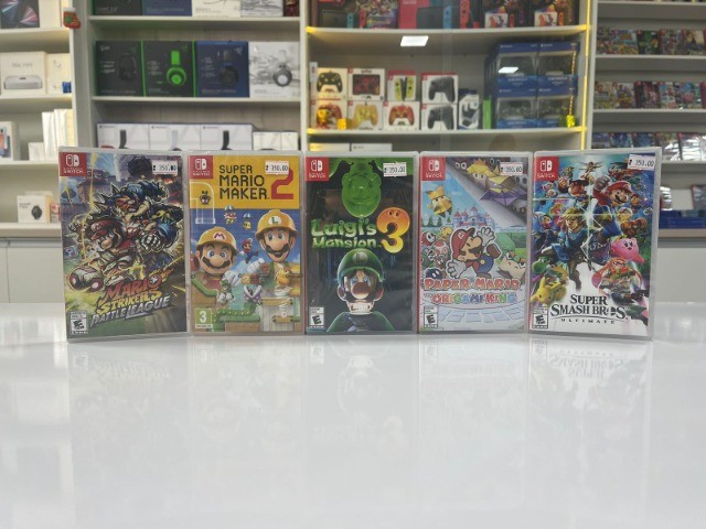 Jogos Mario Nintendo Switch a partir de R$ 319,90 - FlashGamesSJC -  Videogames - Condomínio Centro Empresarial Taquari, São José dos Campos  1118803146