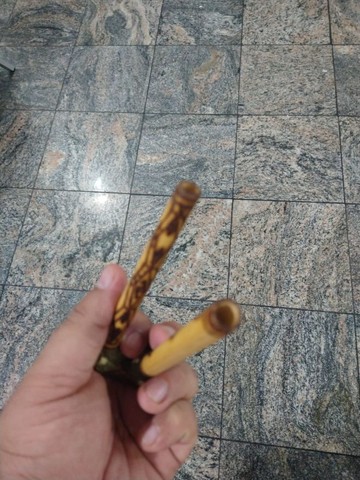 Kuripe aplicador de rapé indígena  - Foto 3