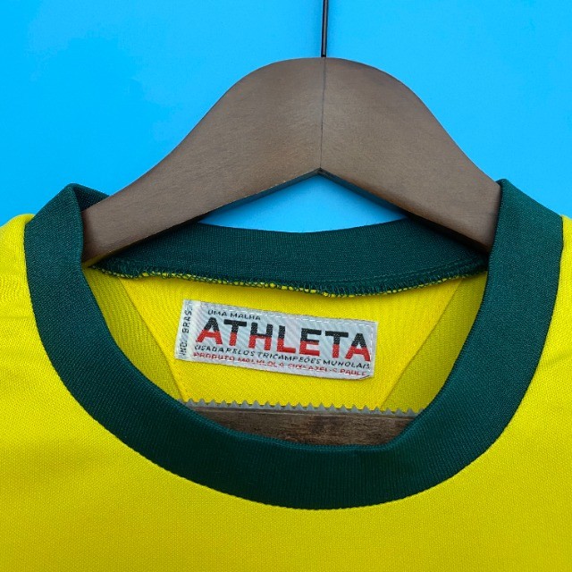 Camisa Brasil I 1970 Retrô Athleta Masculina