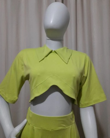 Conjunto pantacourt . NOVO  - Foto 3