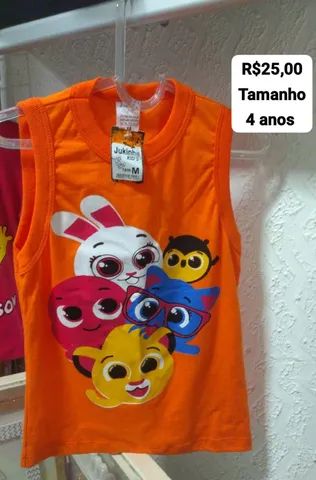 Regatas infantil em algodão conforto e qualidade  - Foto 4