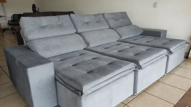 Sofá Retrátil e Reclinável Pronta entrega  - Foto 6