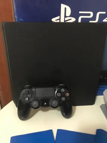 Ps4 Slim 500gb Prata Seminovo + 2 Jogos Garantia E Nota