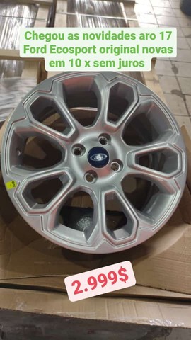 Jogo de rodas aro 17 novas na caixa original Ecosport em 10 x sem juros<br>