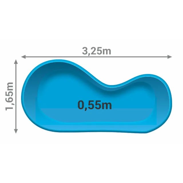 Piscina infantil para criança 2.400 litro aproximadamente - Foto 2