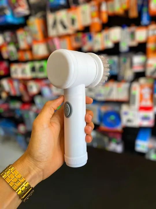 ESCOVA DE LIMPEZA ELÉTRICA MULTIFUNCIONAL  - Foto 2