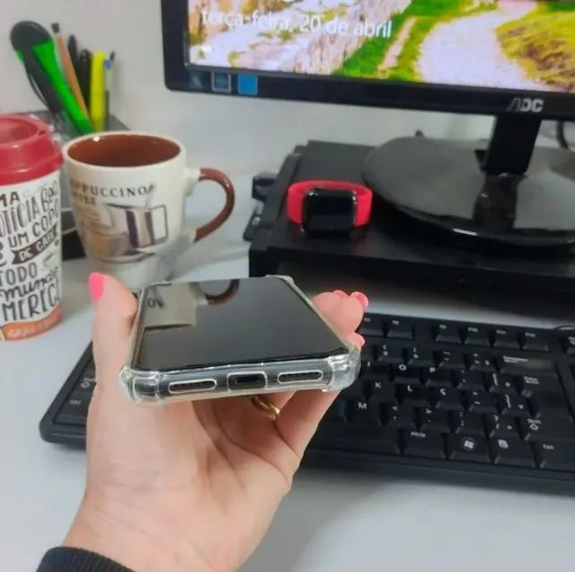 Capinha Anti Impacto Pélicula De Vidro Compatível iPhone 11 - Foto 2